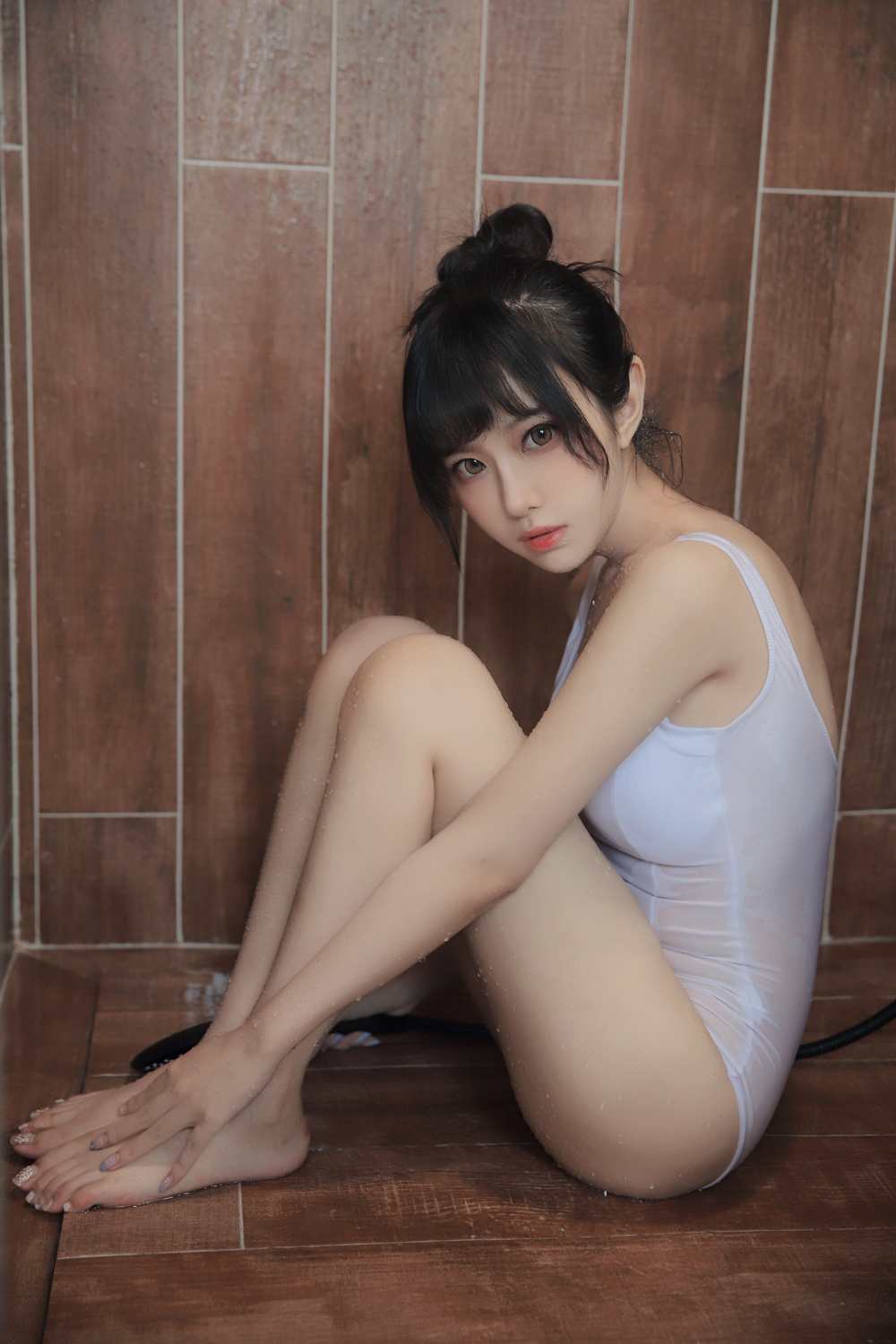 Shika小鹿鹿 – 半透浴室 [22P50M]