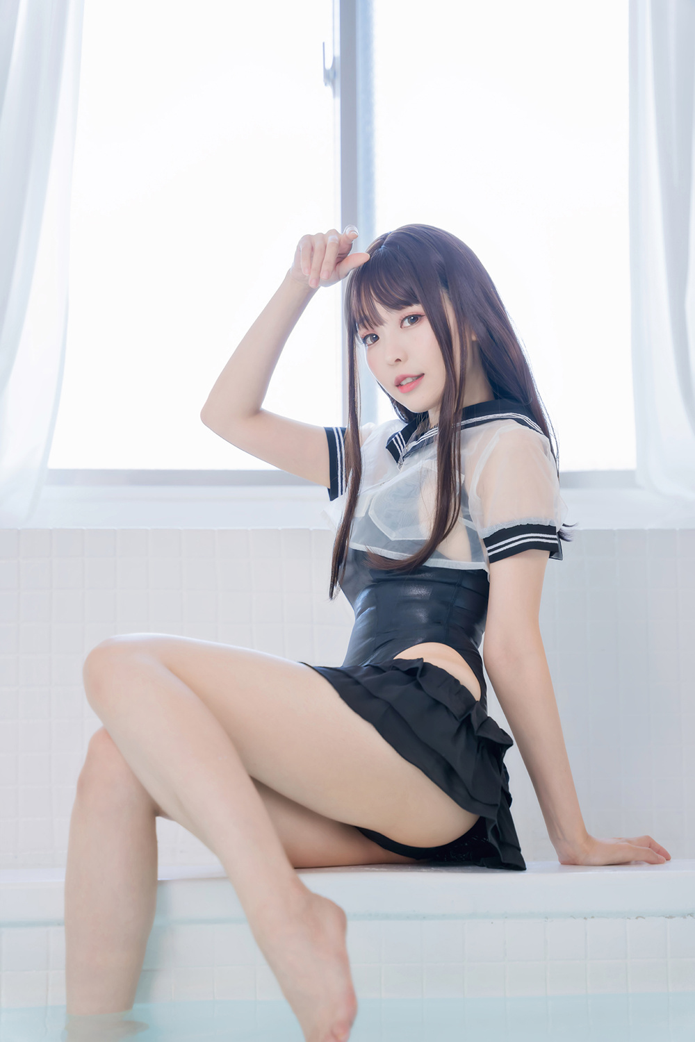 ElyEE子 – 競泳水手服 [73P78M]