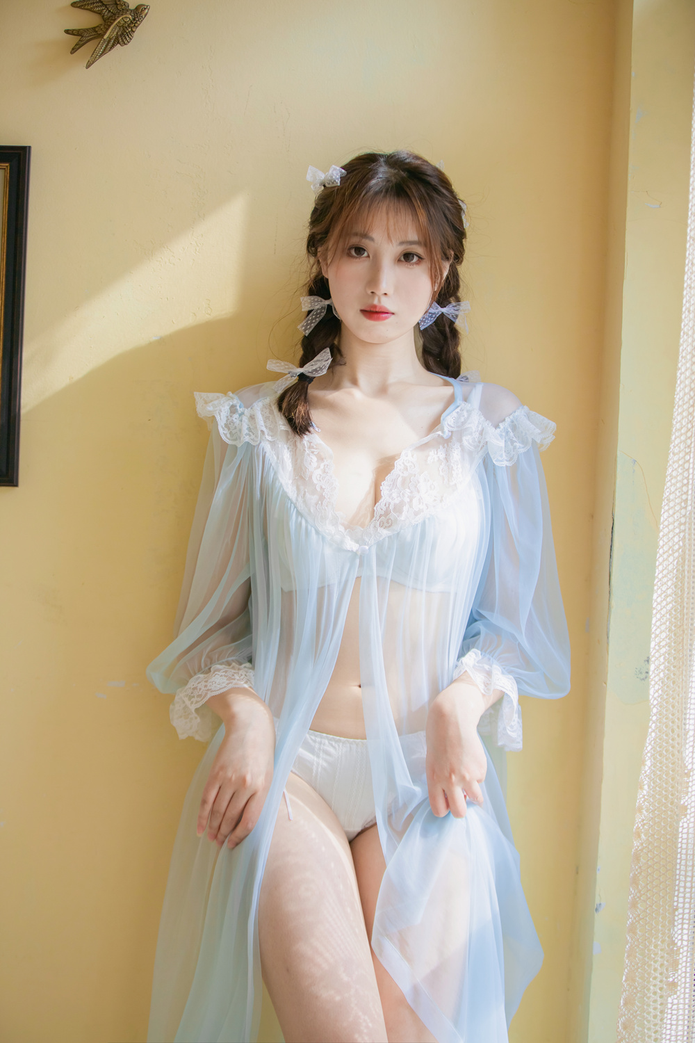 念雪 – 蓝纱衣 [20P75M]