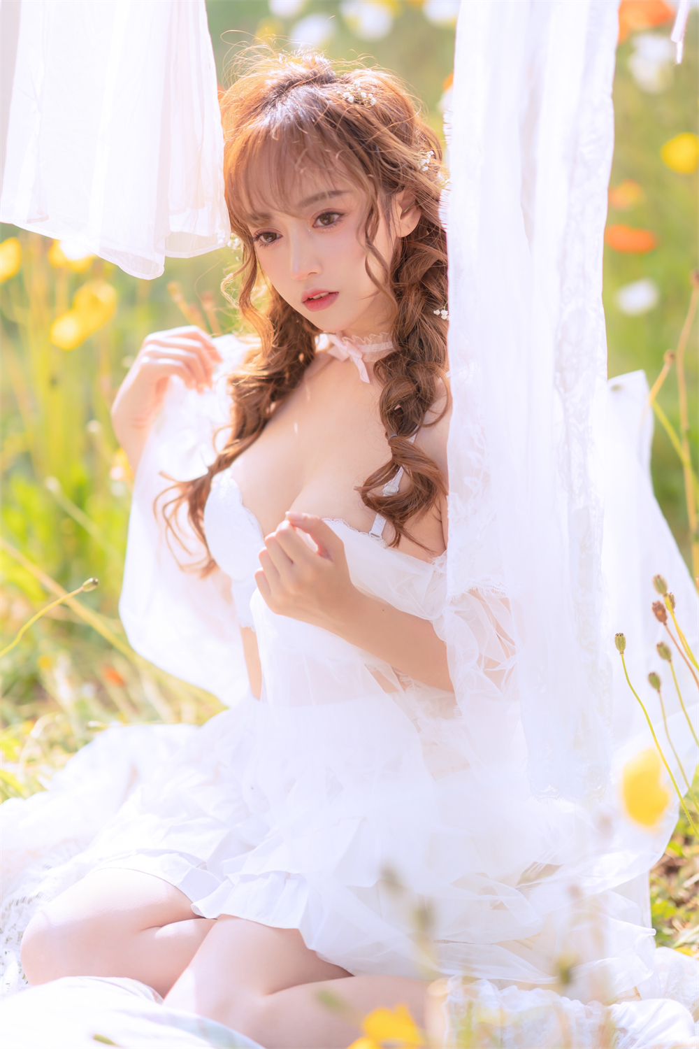 过期米线线喵 夏日限定 – 晒衣服 [41P]