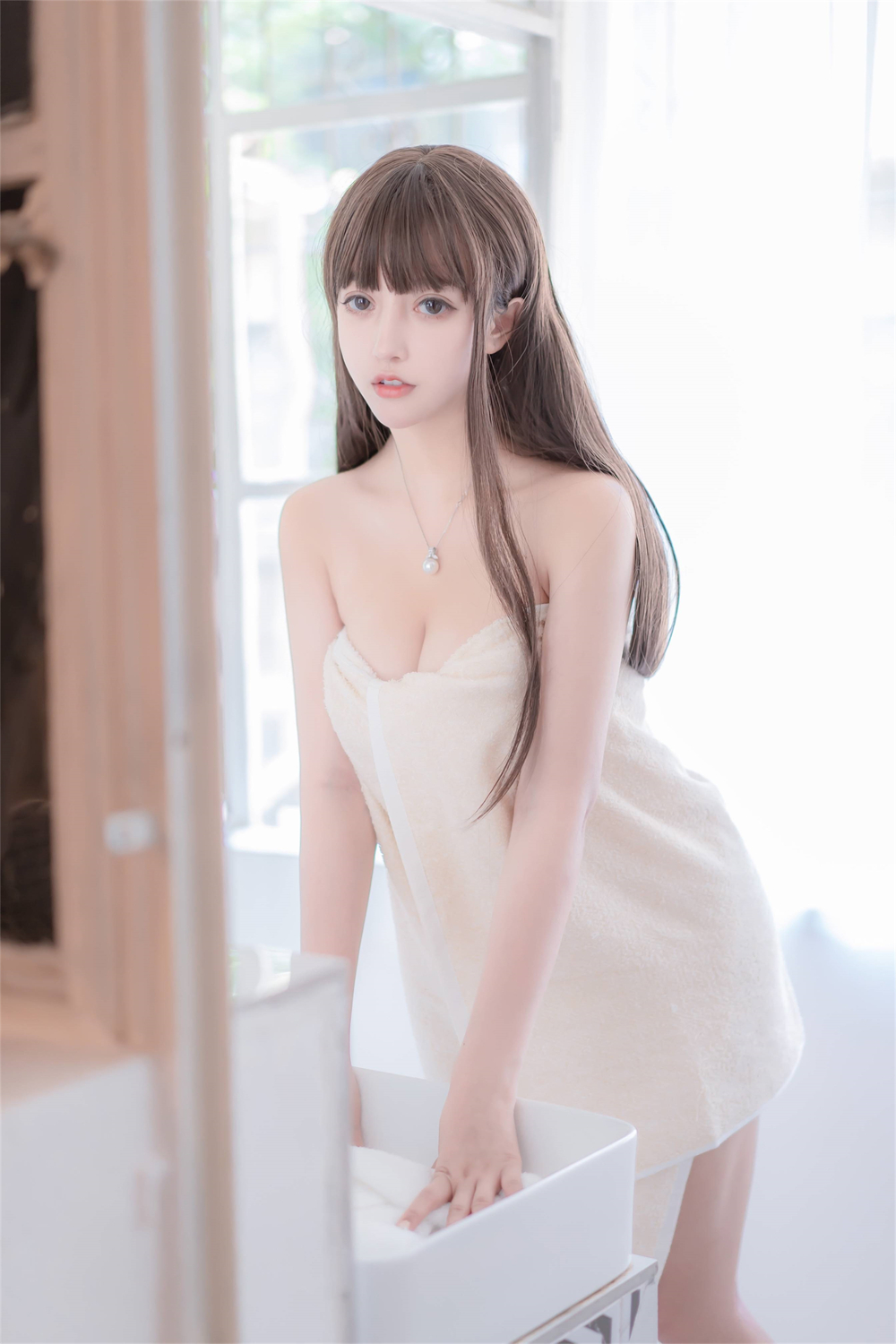 过期米线线喵 浴巾 [30P]
