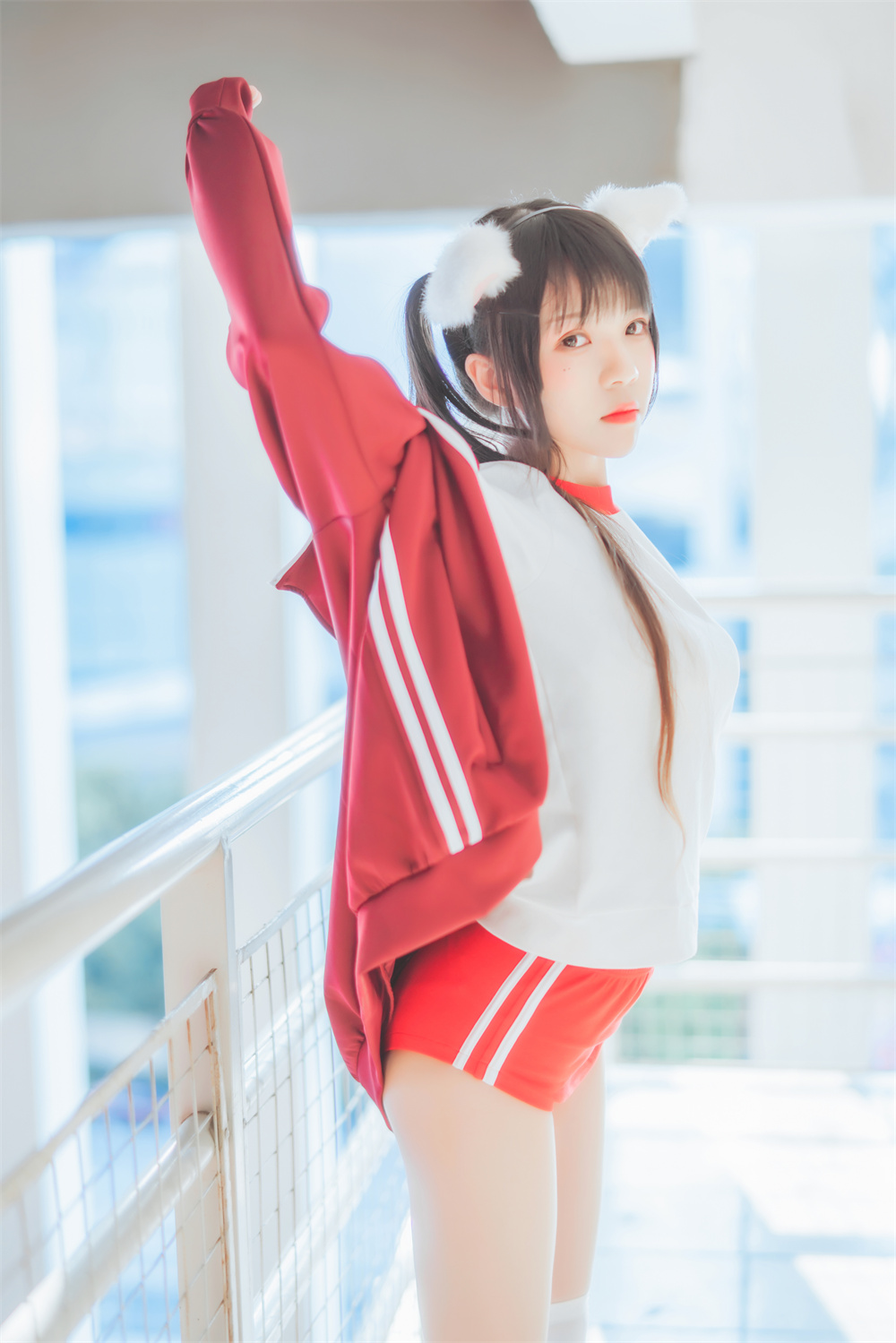 桜桃喵 VOL.046 [44P] 红色体操服