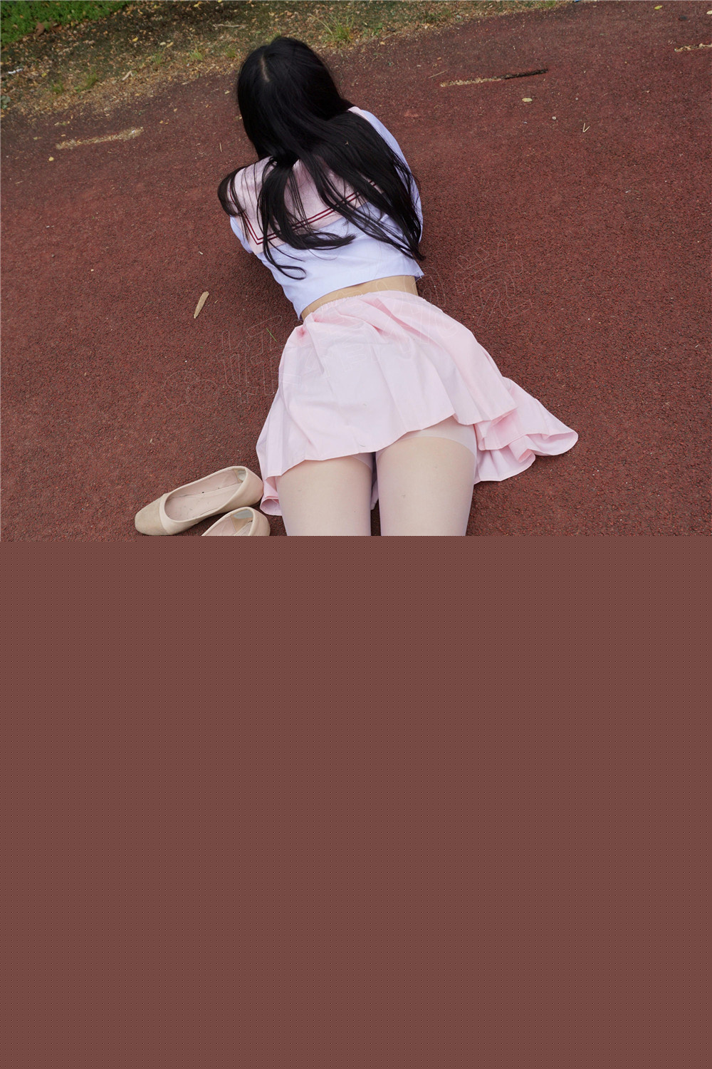 [妖精视觉] NO.060 甜甜 运动场的白丝袜 [60P]